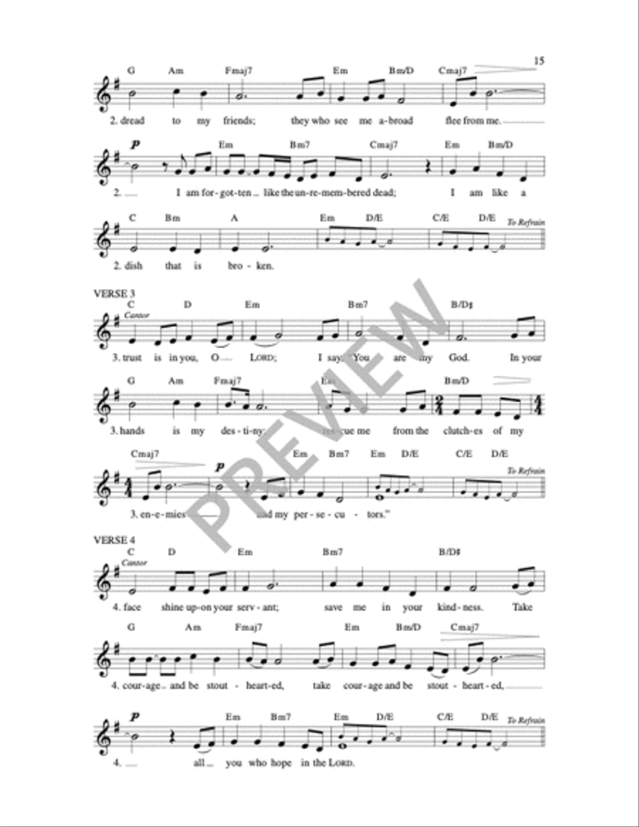 Father into Your Hands Father into Your Hands 4-Part scores gallery preview page 13