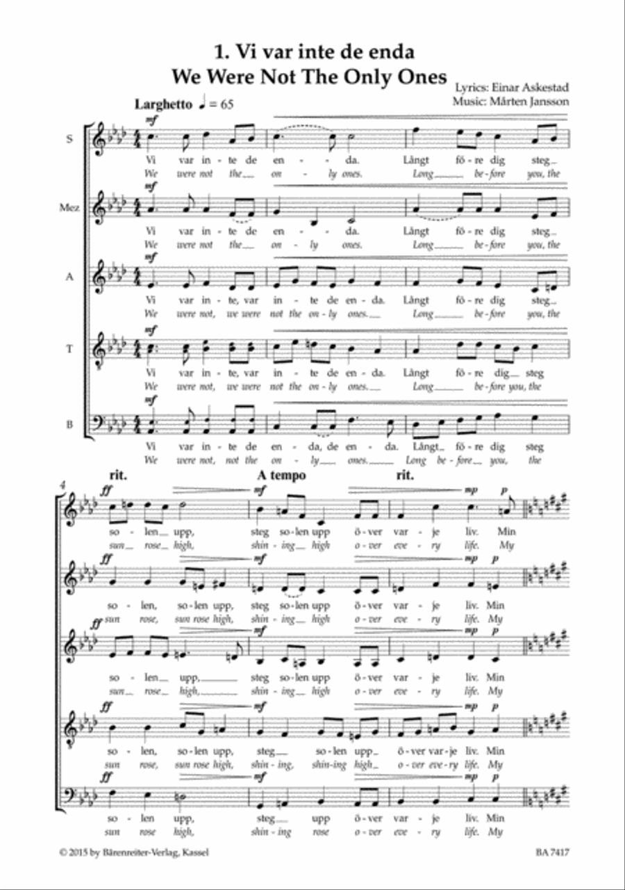 I Guds Ljus (In The Light Of God) Mixed Choir scores gallery preview page 2