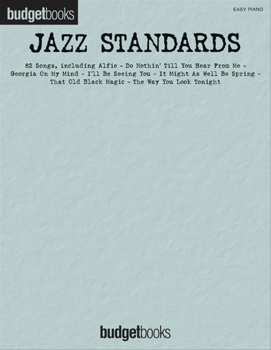 Jazz Standards Easy Piano scores gallery preview page 1