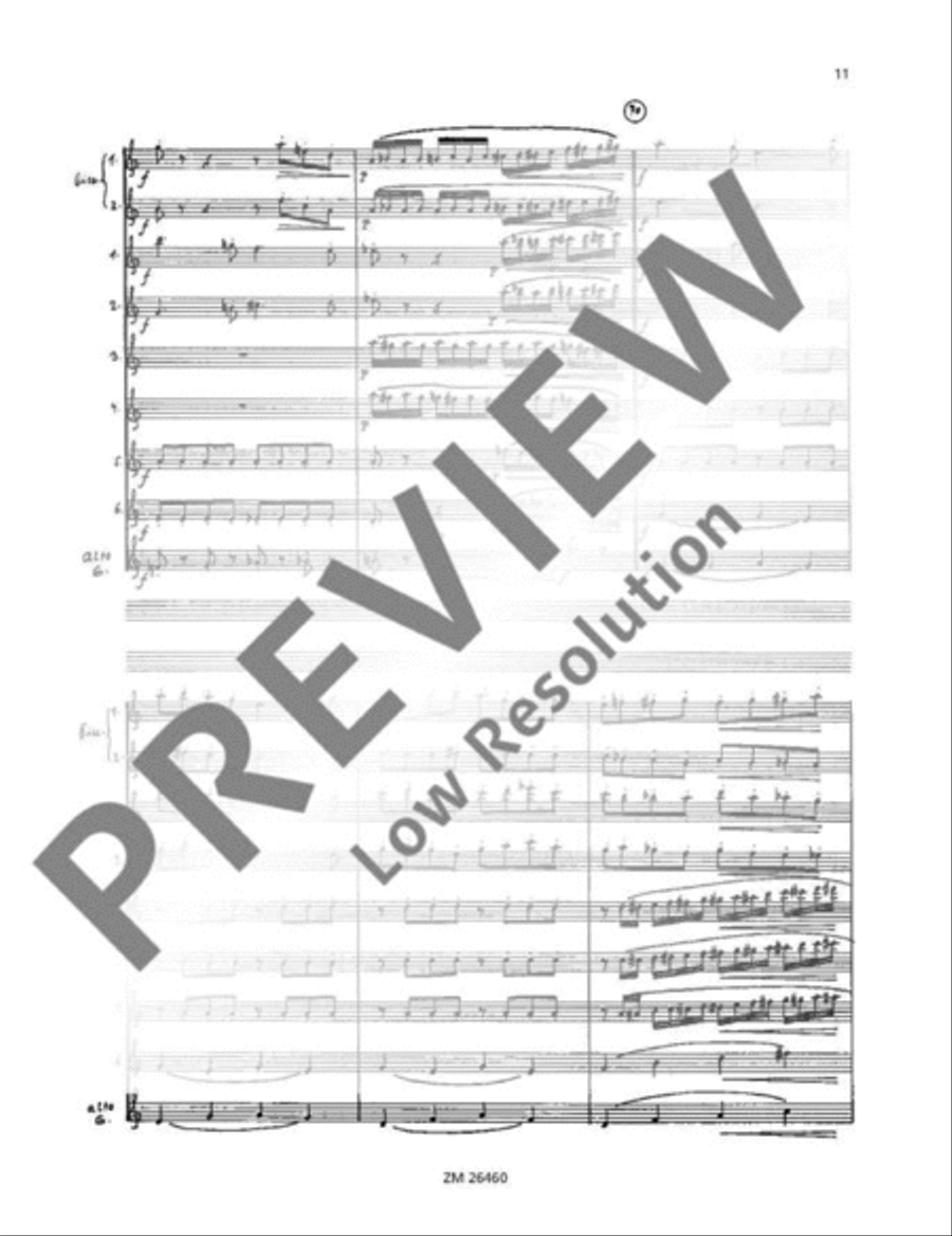 Cassation Flute scores gallery preview page 12