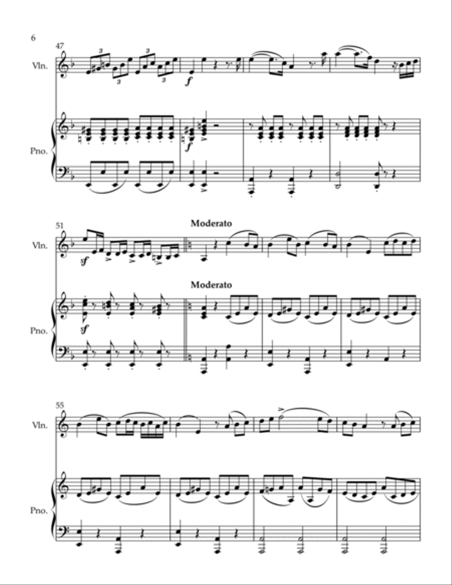 Les Puritains Fantasia Les Puritains Fantasia Violin Solo scores gallery preview page 6