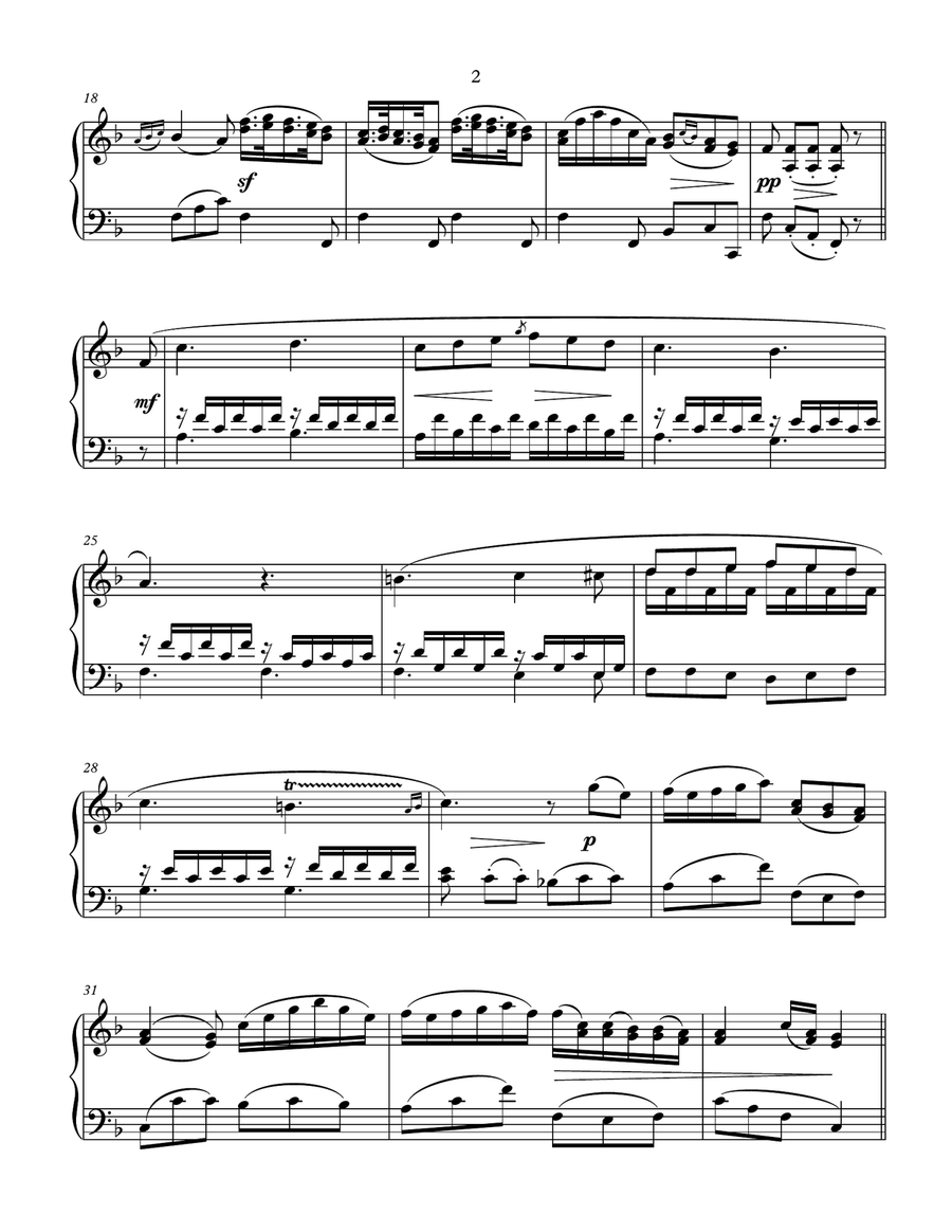 Plaisir d'amour Plaisir d'amour Piano Method scores gallery preview page 2