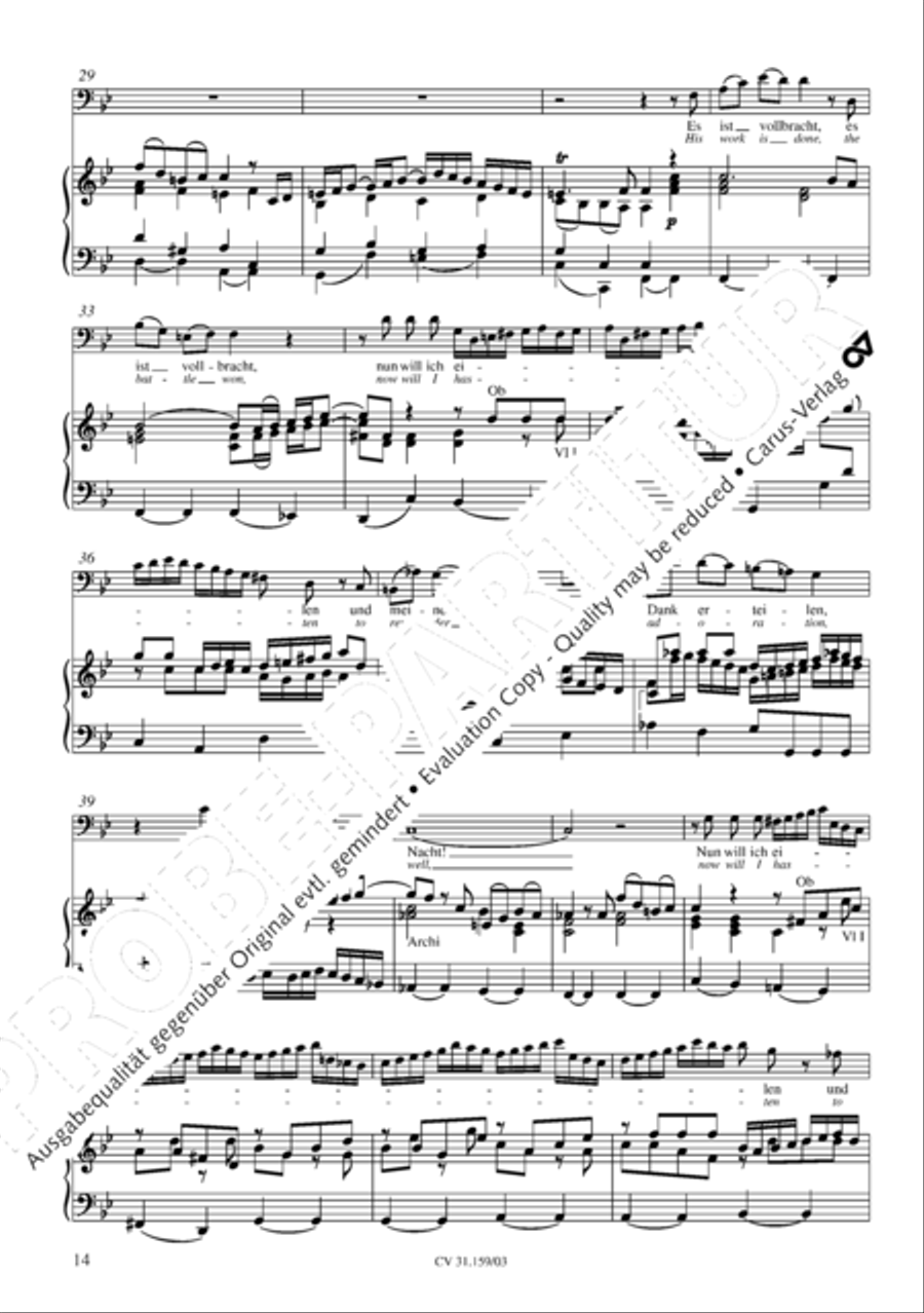 Come ye, our way is up to Jerusalem (Sehet, wir gehn hinauf gen Jerusalem) 4-Part scores gallery preview page 15