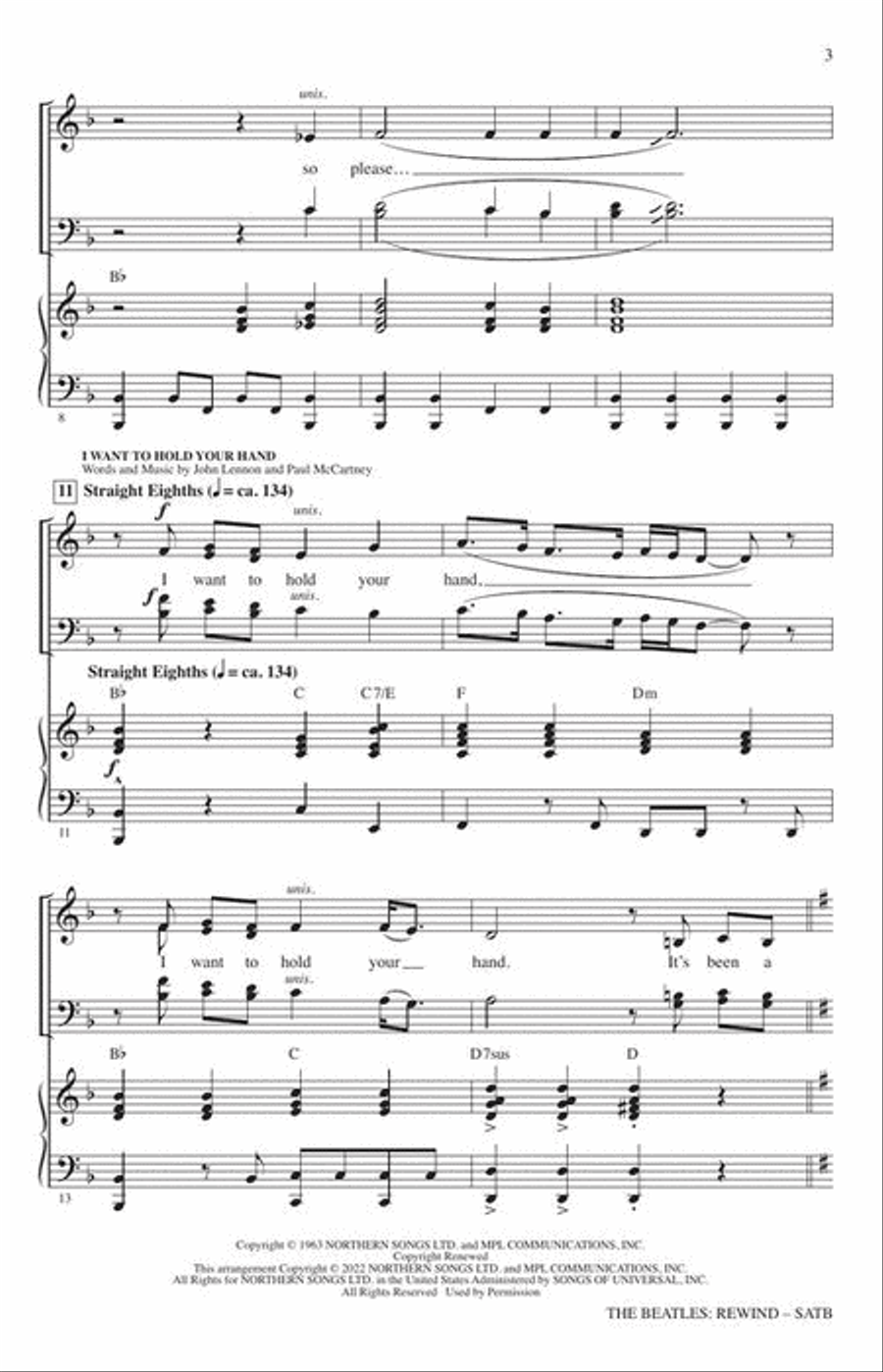 The Beatles: Rewind The Beatles: Rewind 4-Part scores gallery preview page 4