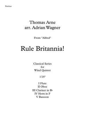 Rule Britannia! (Wind Quintet) arr. Adrian Wagner
