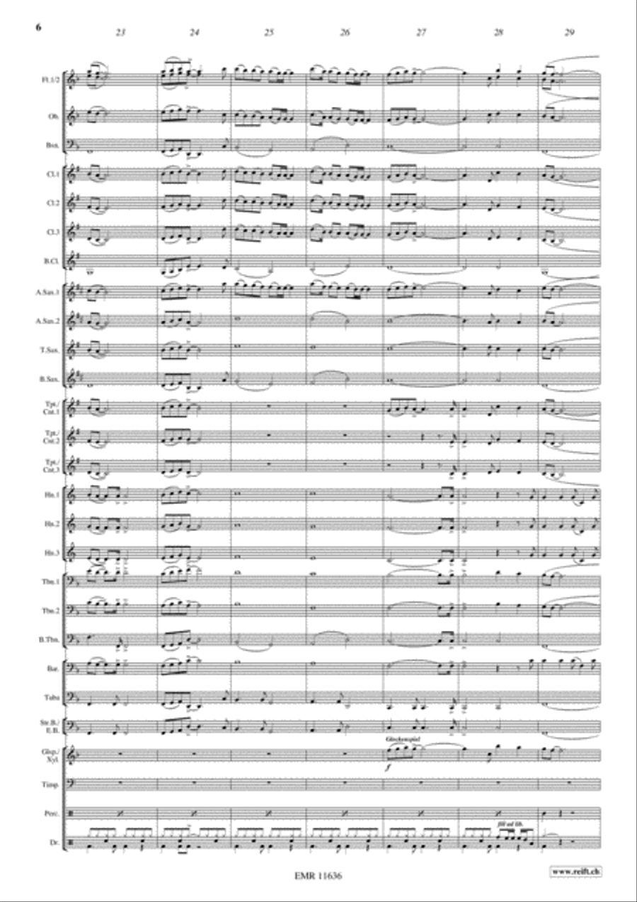 For Your Eyes Only For Your Eyes Only Concert Band scores gallery preview page 7