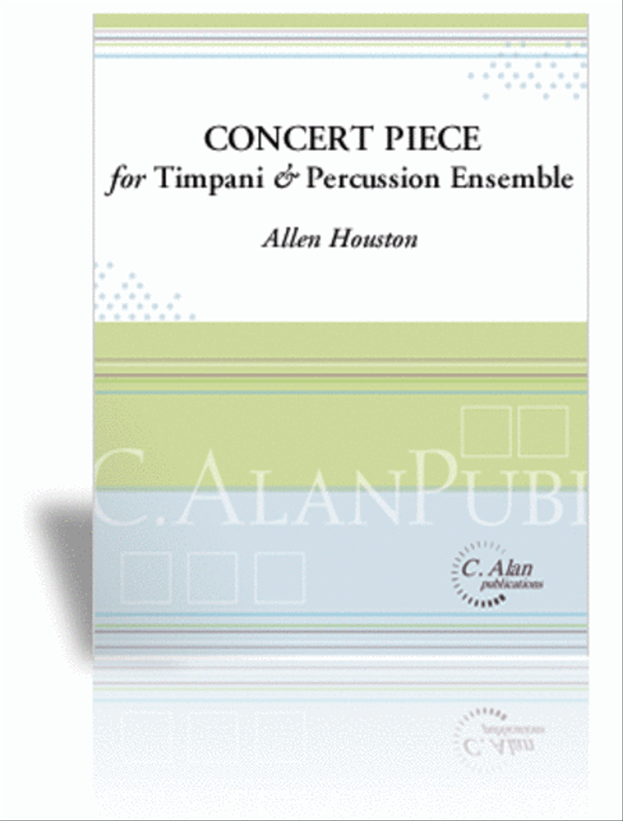 Concert Piece for Timpani & Percussion Ensemble Percussion Ensemble scores gallery preview page 1