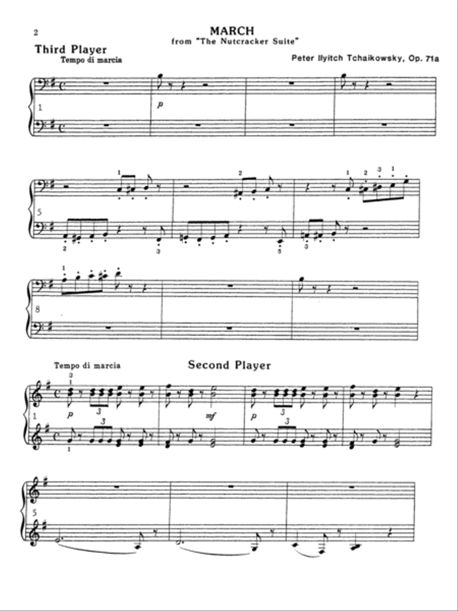 March from The Nutcracker Suite Small Ensemble scores gallery preview page 2