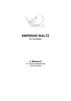Emperor Waltz, J. Strauss II for youth orchestra full score and parts