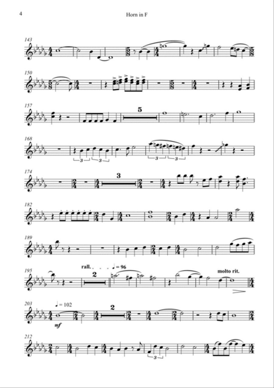 Master Of Puppets Horn Solo scores gallery preview page 3
