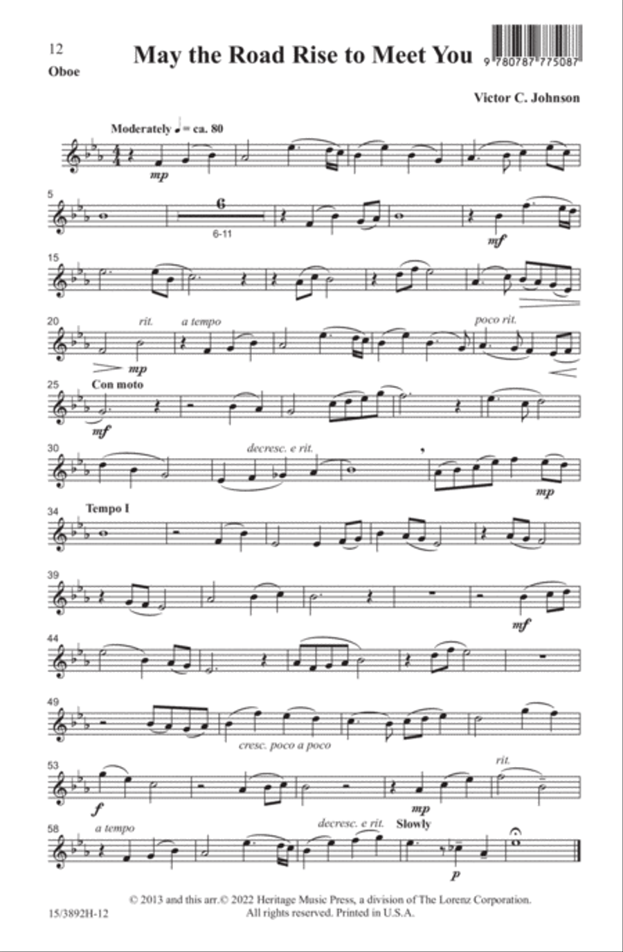 May the Road Rise to Meet You 3-Part scores gallery preview page 12