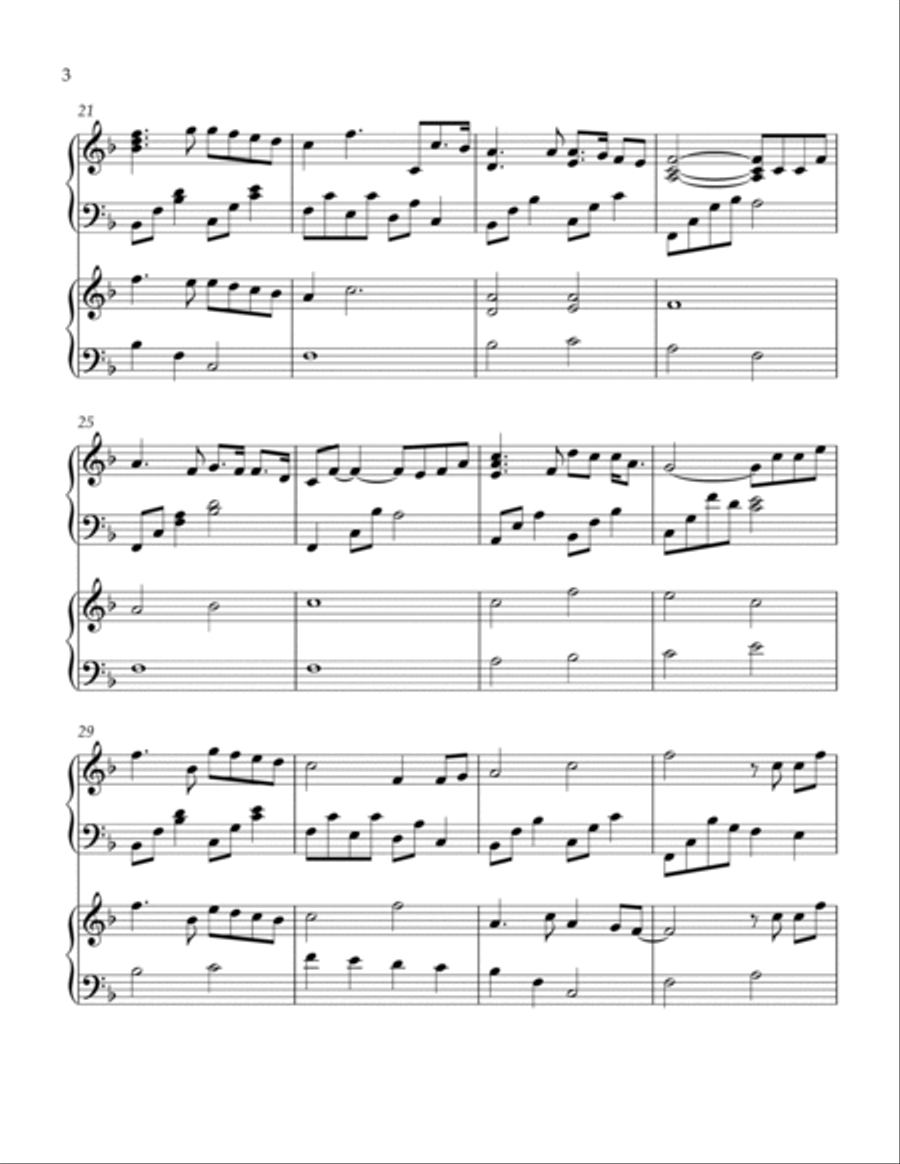 You Raise Me Up Harp scores gallery preview page 4