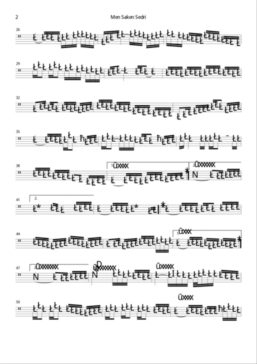 3 suite symphonique andalouse String Orchestra scores gallery preview page 5