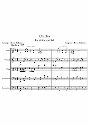 Chicha - for string quintet