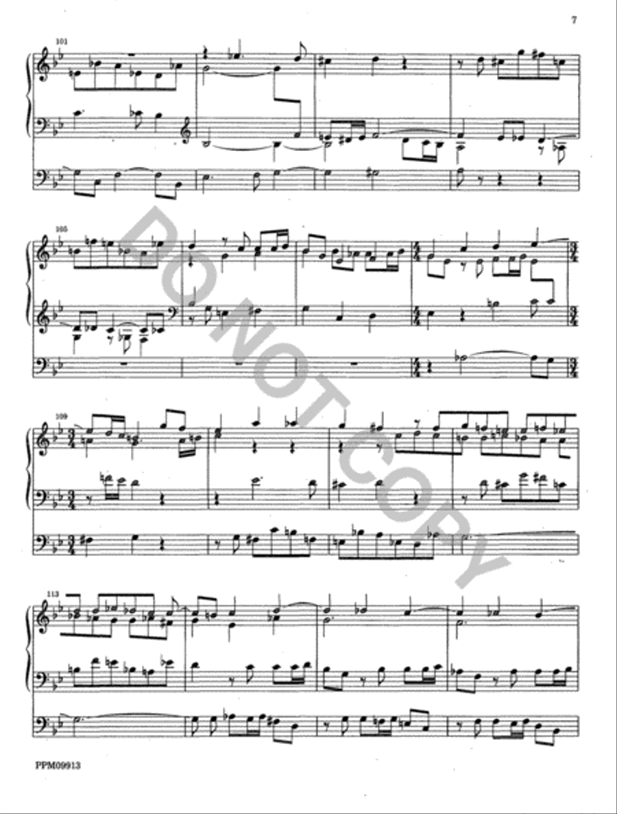 Classical Fugue on a subject by Paul Vidal Organ scores gallery preview page 8