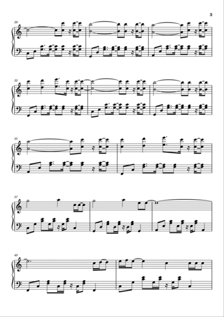 Girls Like You Piano Solo scores gallery preview page 3