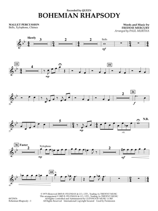 Bohemian Rhapsody (arr. Paul Murtha) - Mallet Percussion