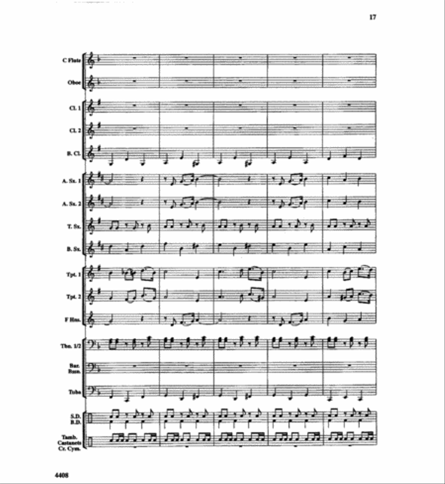Escapada Concert Band scores gallery preview page 18
