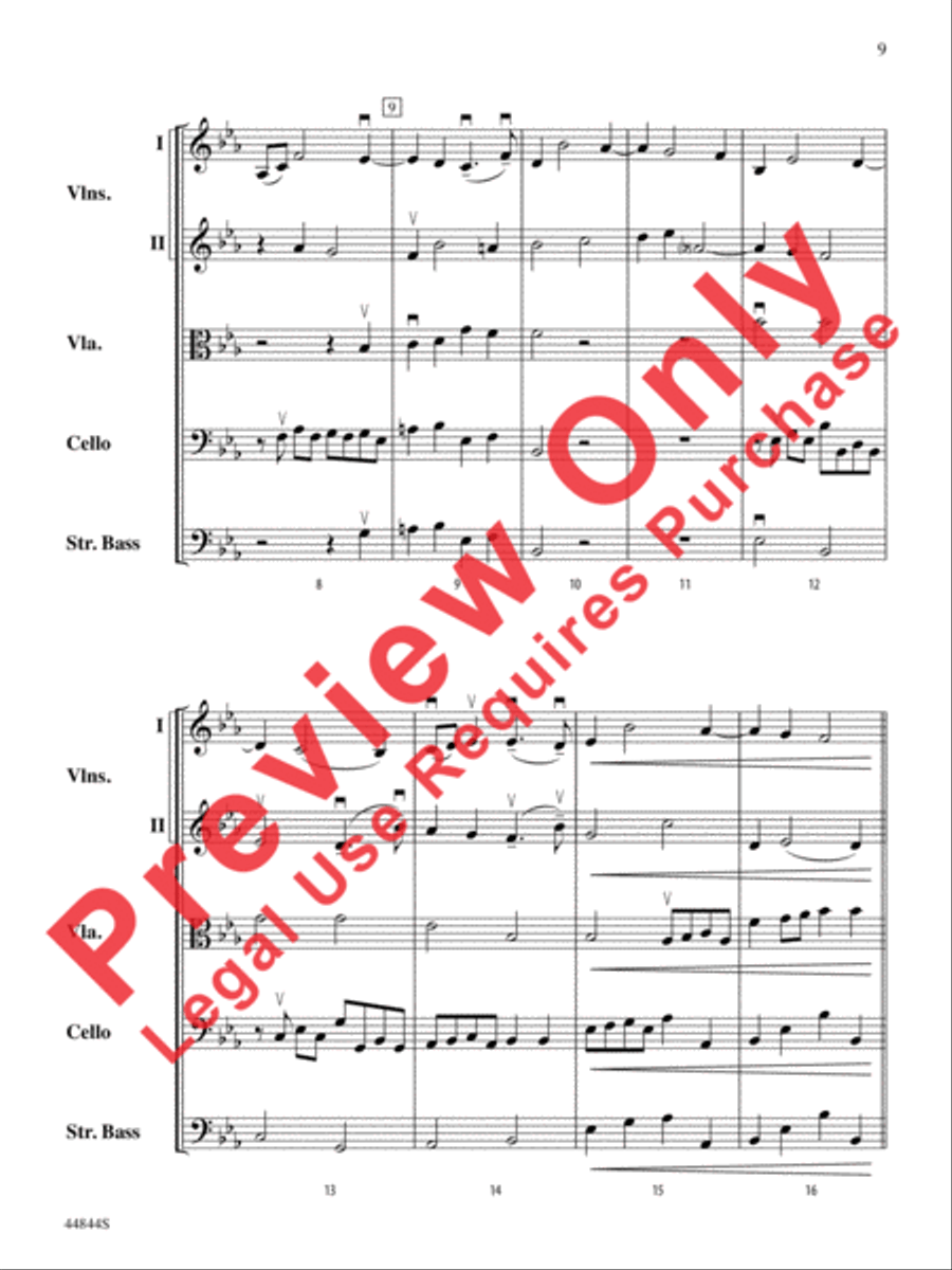Concerto Grosso, Opus 6, No. 8 String Orchestra scores gallery preview page 30
