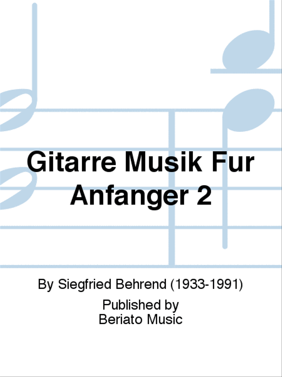 Gitarre Musik Fur Anfanger 2 Guitar scores gallery preview page 1