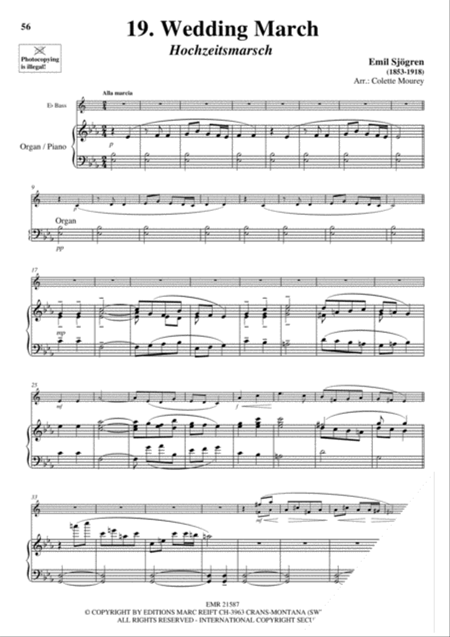 20 Greatest Wedding Solos Organ scores gallery preview page 21