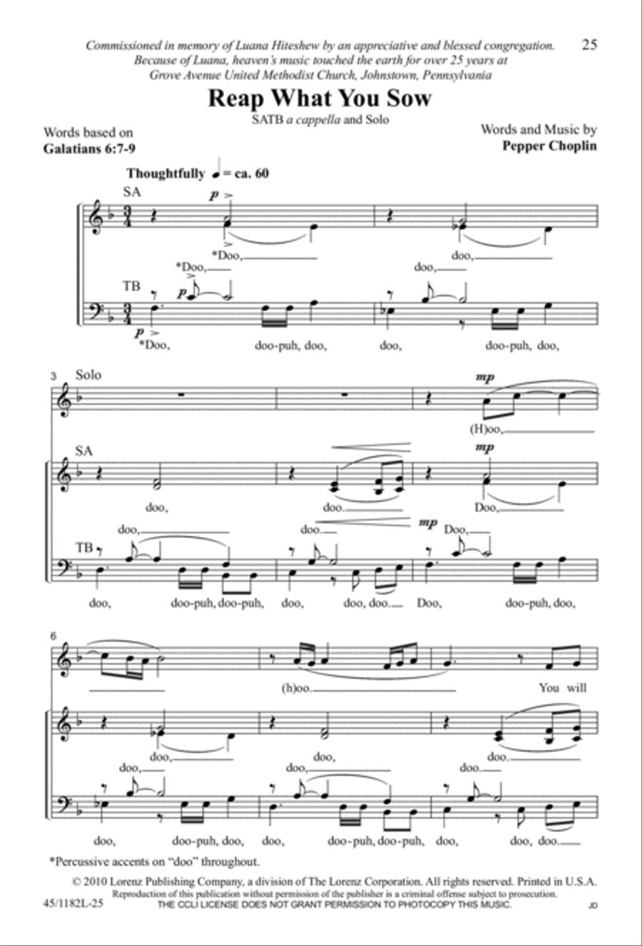 All Around A Cappella All Around A Cappella 4-Part scores gallery preview page 19
