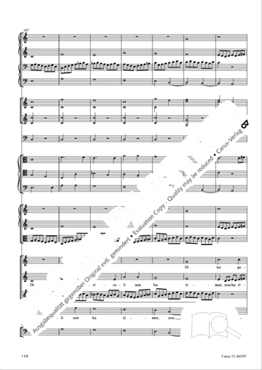 Davide penitente 4-Part scores gallery preview page 127