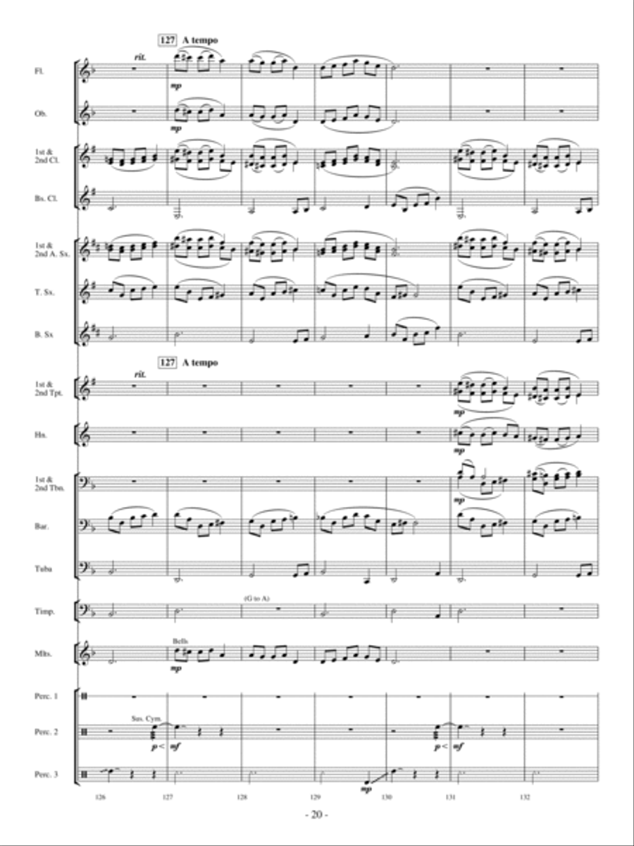 The Phantom Train Concert Band scores gallery preview page 19