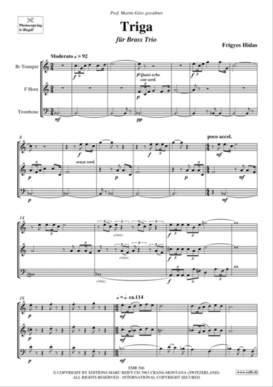 Triga Horn scores gallery preview page 3