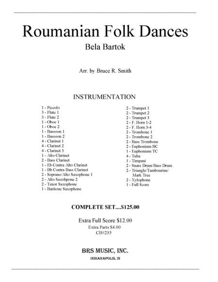 Roumanian Folk Dances image number null