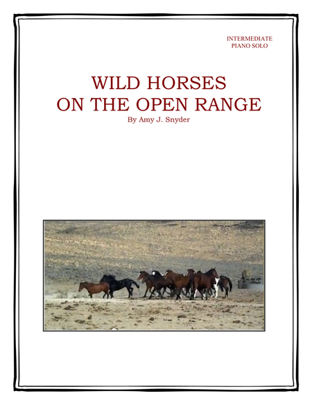 Wild Horses on the Open Range, piano solo image number null