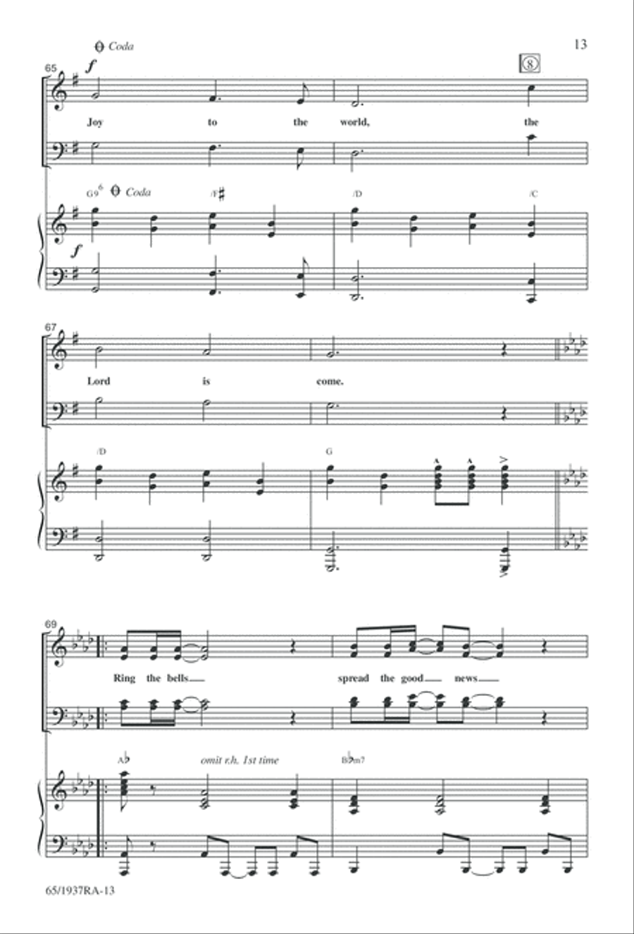 We Will Know Peace 4-Part scores gallery preview page 15