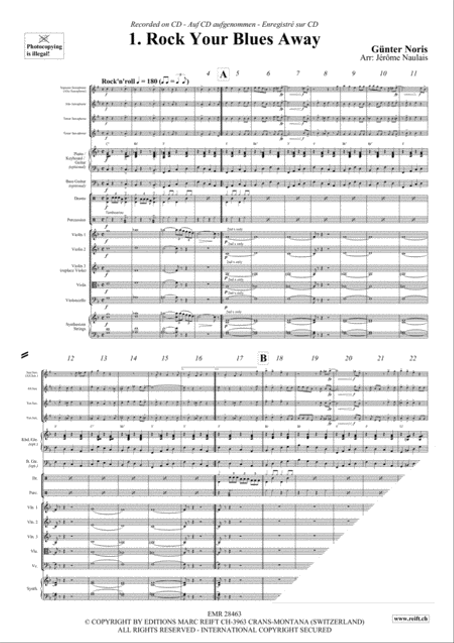 Let's Dance Volume 4 Let's Dance Volume 4 Saxophone Ensemble scores gallery preview page 3
