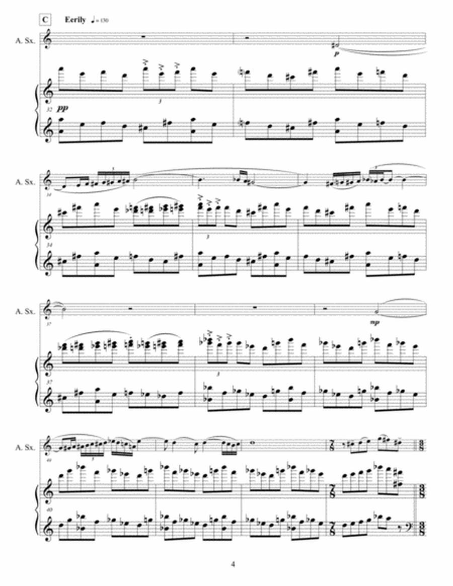 Concerto for Alto Saxophone and Orchestra - piano reduction and part