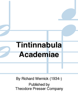 Book cover for Tintinnabula Academiae