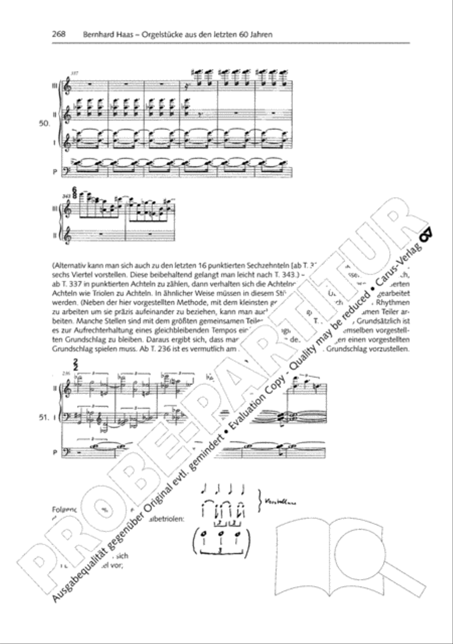 Orgelschule zur historischen Auffuhrungspraxis Organ Solo scores gallery preview page 269