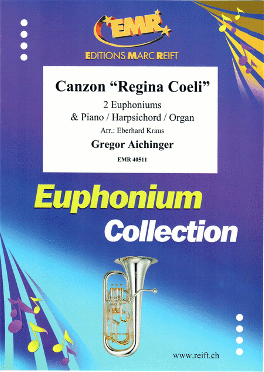 Canzon Regina Coeli Euphonium scores gallery preview page 1