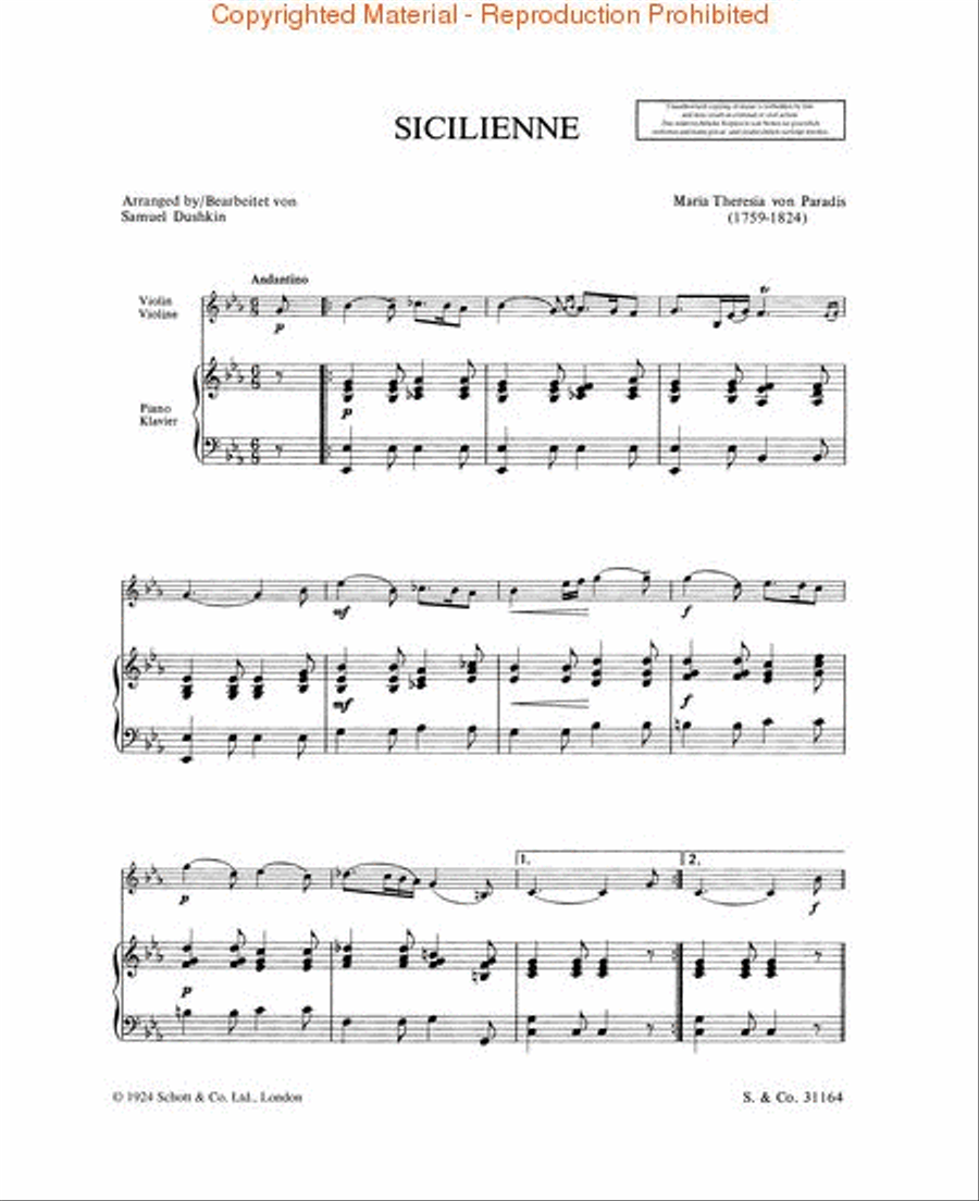 Sicilienne Sicilienne Piano Trio scores gallery preview page 2