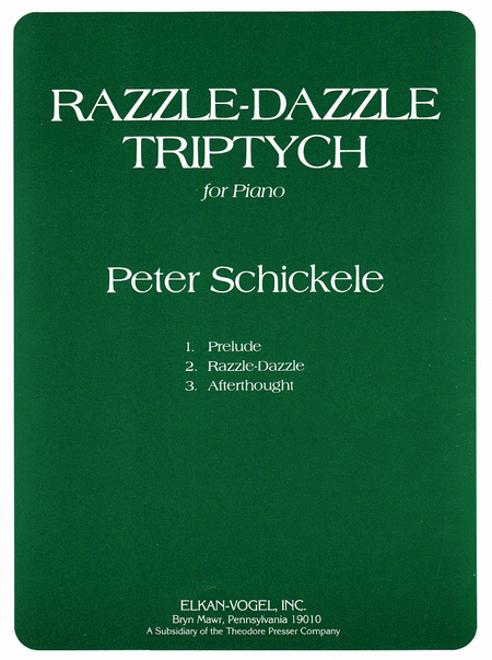 Razzle-Dazzle Triptych for Piano
