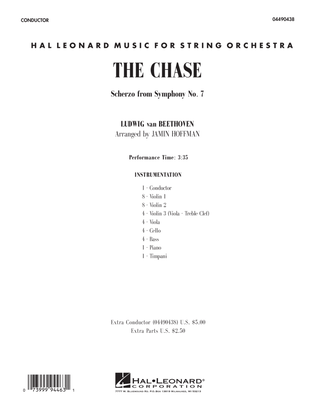 Book cover for The Chase (Scherzo from Symphony No. 7) - Conductor Score (Full Score)