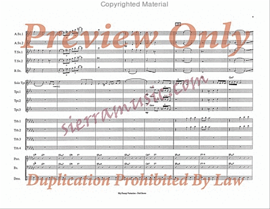 My Funny Valentine My Funny Valentine Big Band scores gallery preview page 5