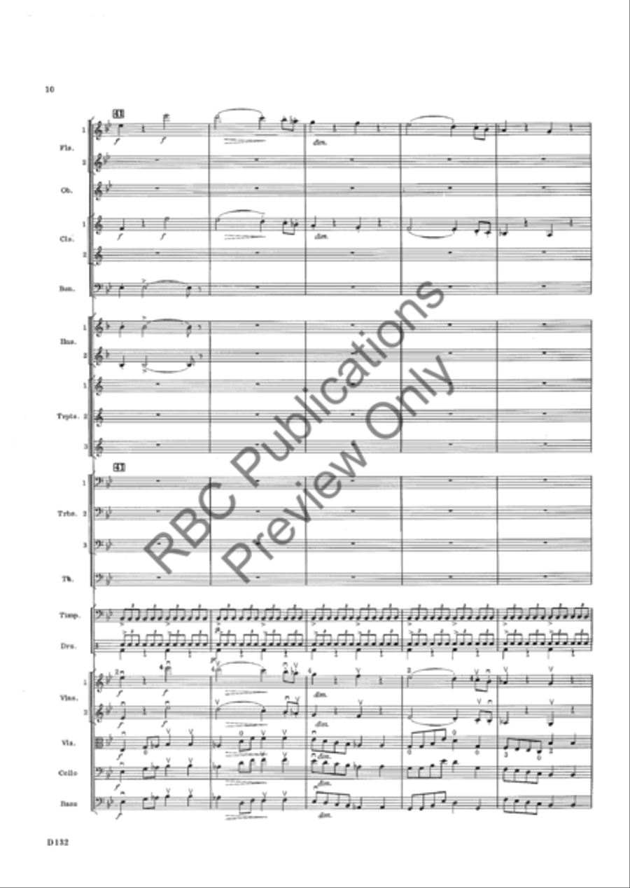 March To The Scaffold Full Orchestra scores gallery preview page 9