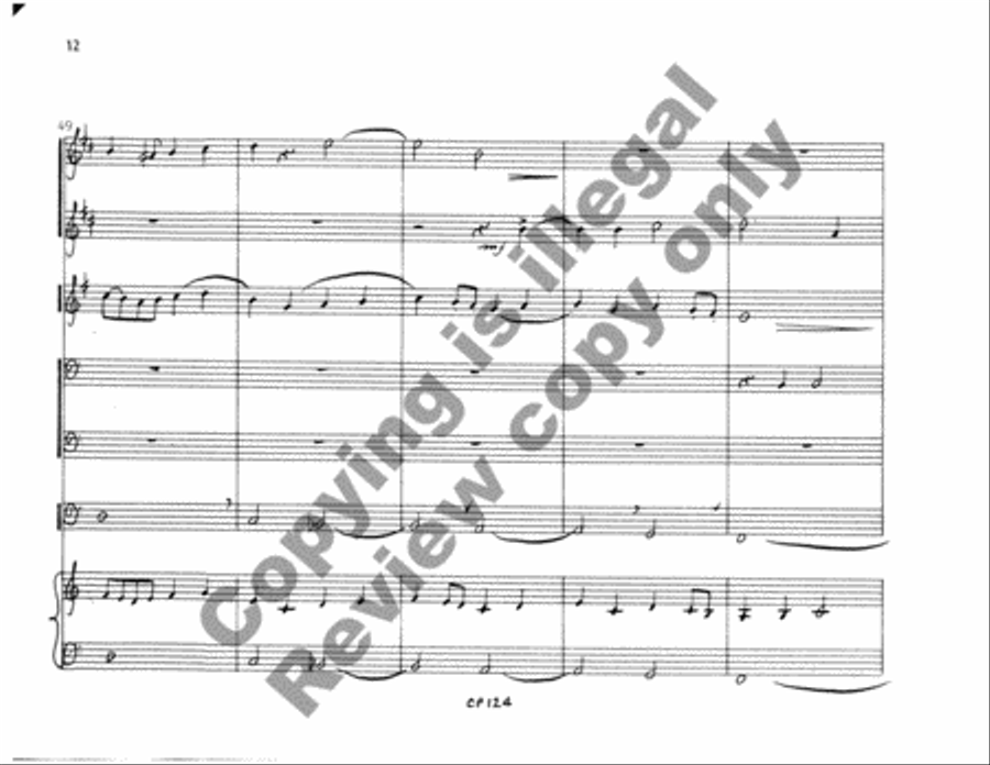 Liturgical Sonata Trombone scores gallery preview page 49