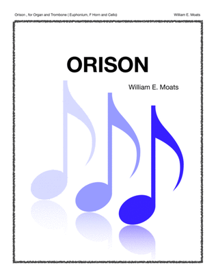 ORISON for Organ and solo instrument