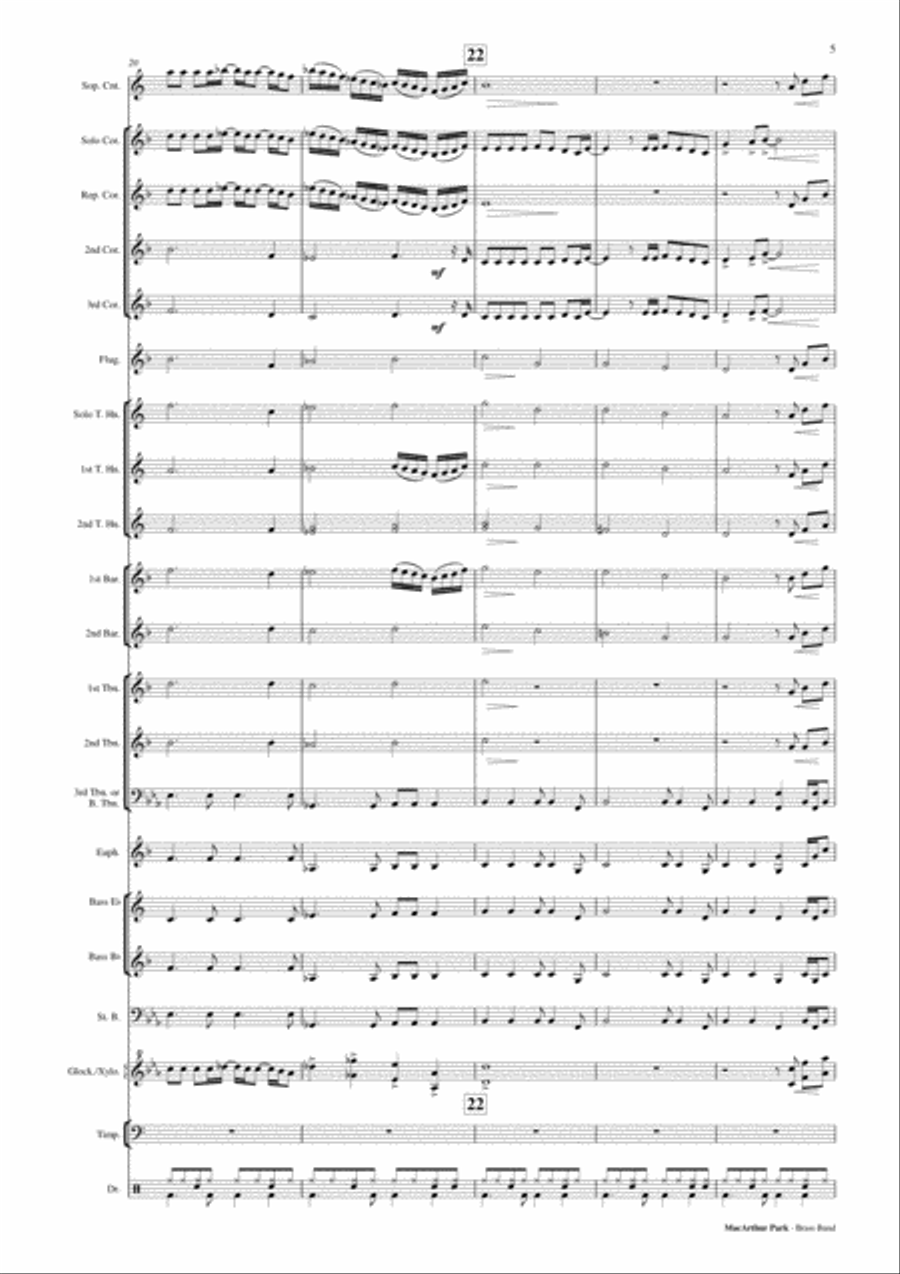 Macarthur Park Brass Ensemble scores gallery preview page 6