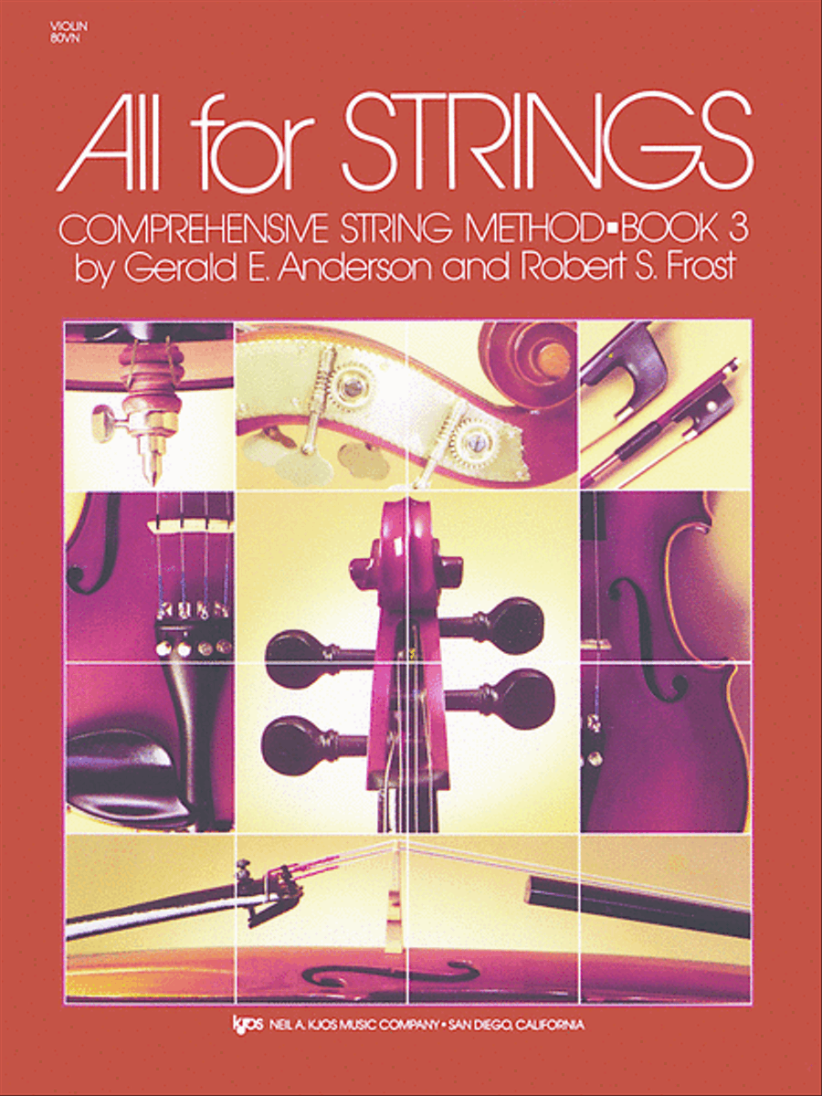 All For Strings Book 3 - Violin