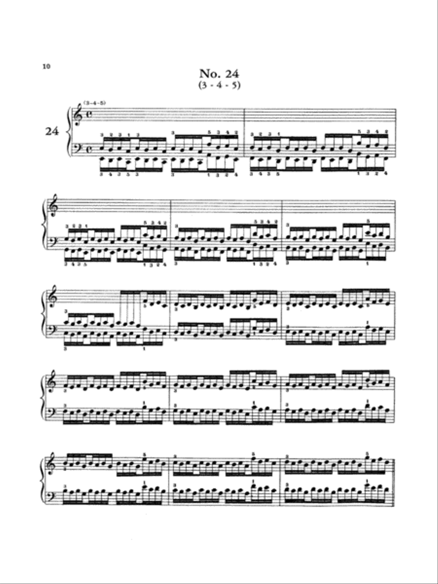 Hanon: The Virtuoso Pianist (Volume II) Piano Solo scores gallery preview page 1