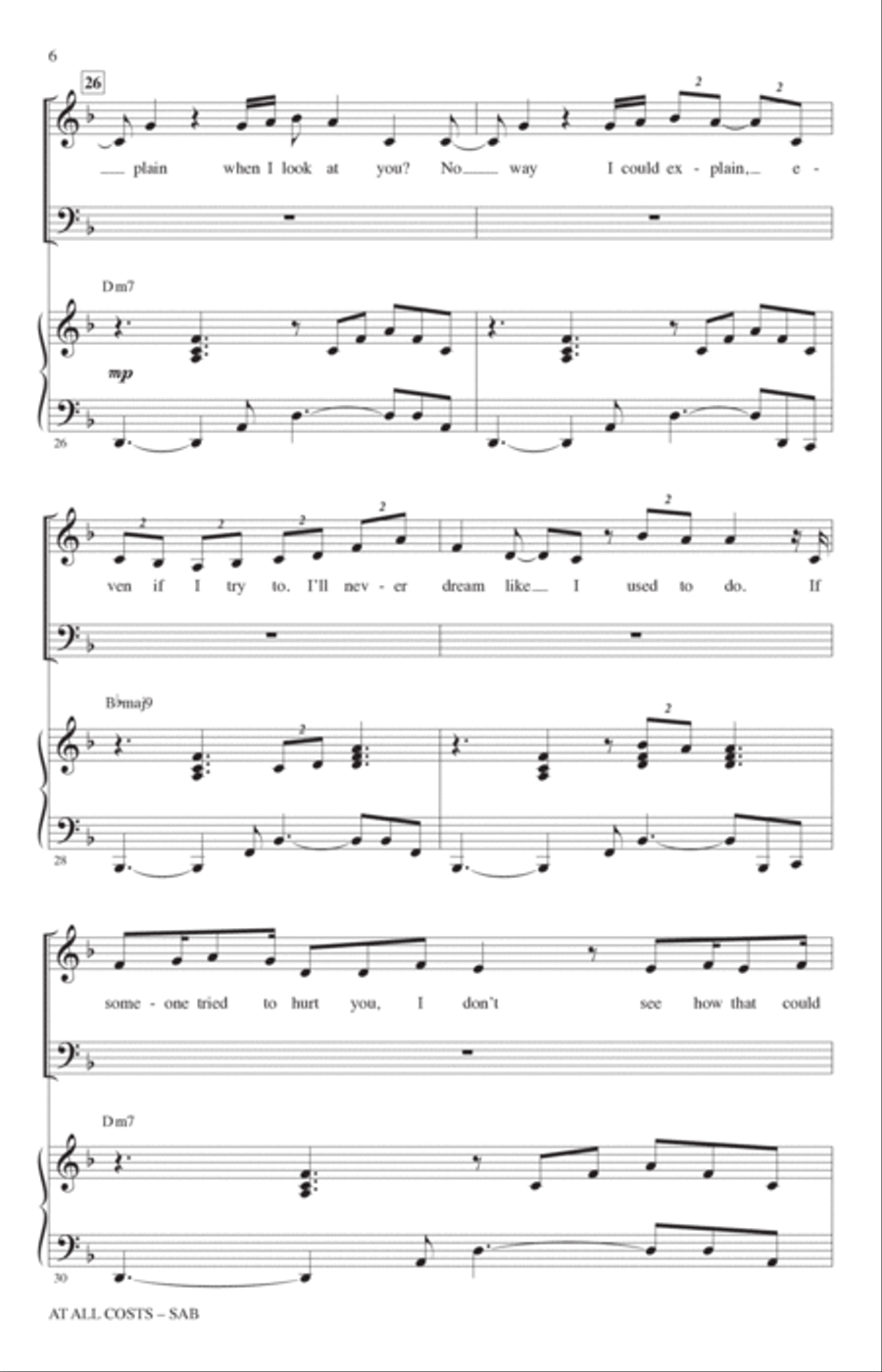 At All Costs (from Wish) (arr. Mac Huff) 3-Part scores gallery preview page 5