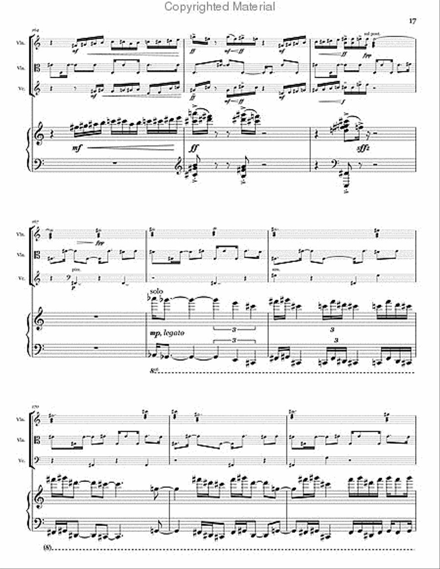 FAULT LINES Chamber Music scores gallery preview page 10