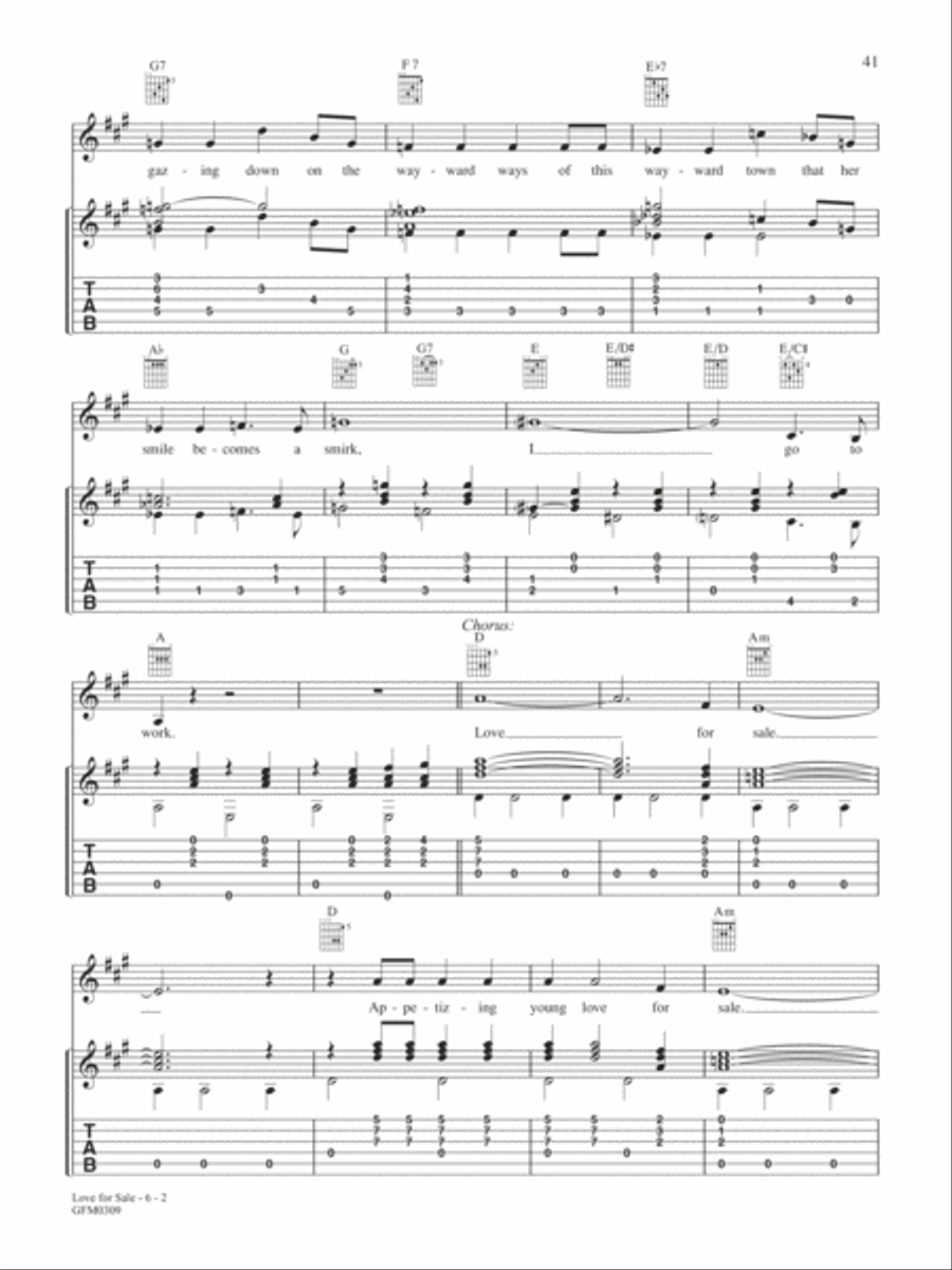 Love For Sale Love For Sale Guitar Solo scores gallery preview page 2
